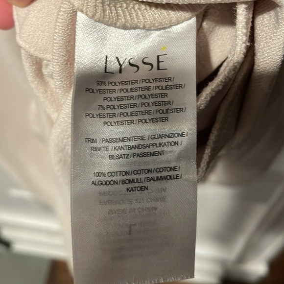 LYSSE Saffron Dress In Bone Crepe - Picture 8 of 8